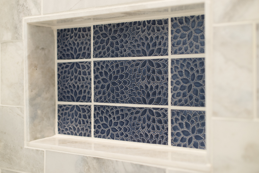 Winslow Interiors - decorative tile inset detail